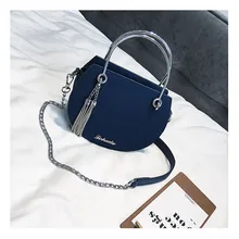 Ограниченное время скидка новая сумка женская трендовая цепь высокое качество сумка дикая через плечо седельная сумка, искусственная кожа кожаная сумка