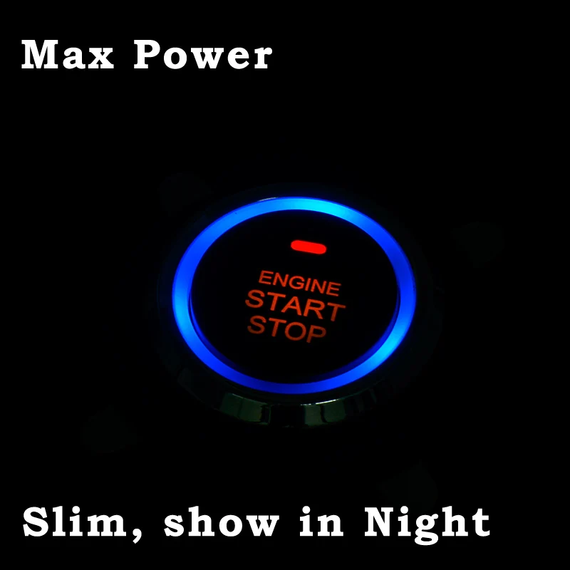 

new product black version Button Slim Style push button engine start switches go kart engine starter