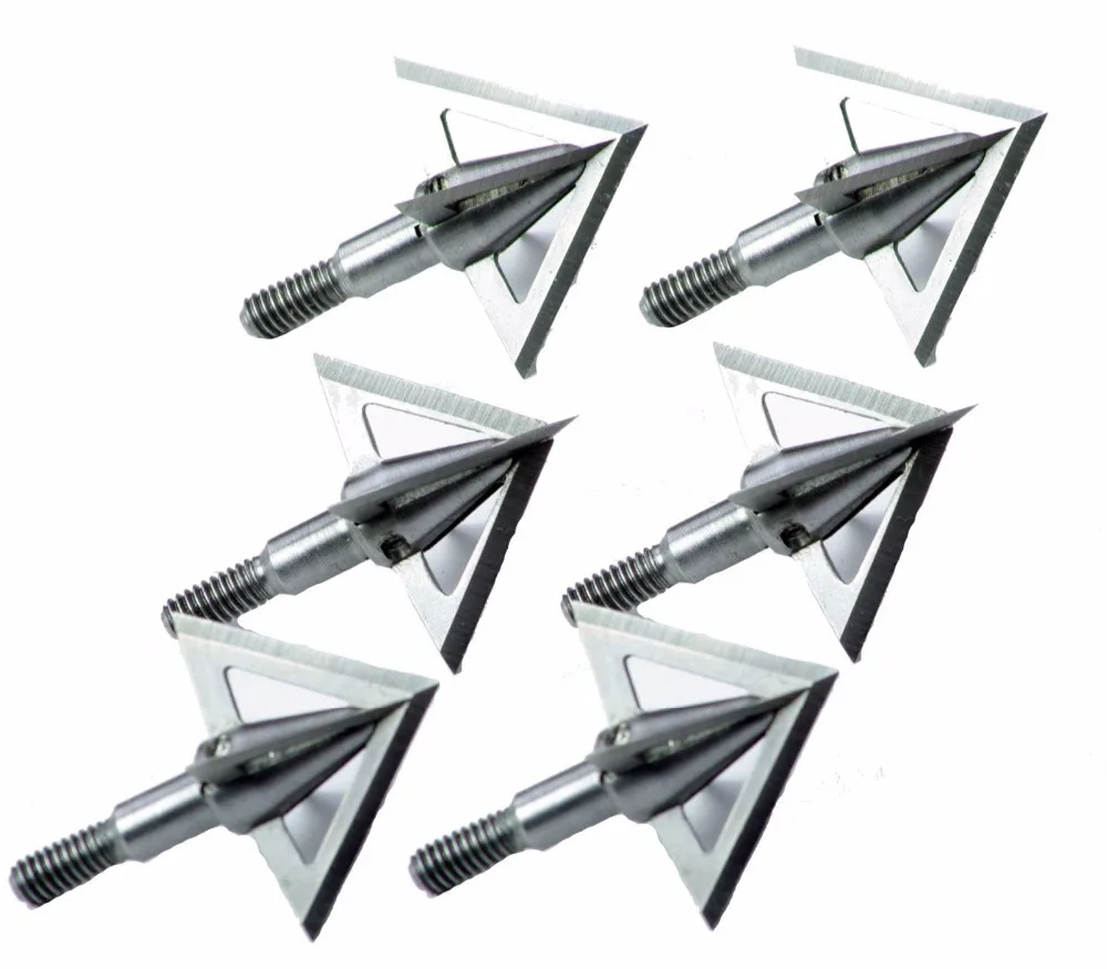 Linkboy стрельба из лука 3 шт. Санфорд 100 наконечники для стрел Grain Broadheads охота
