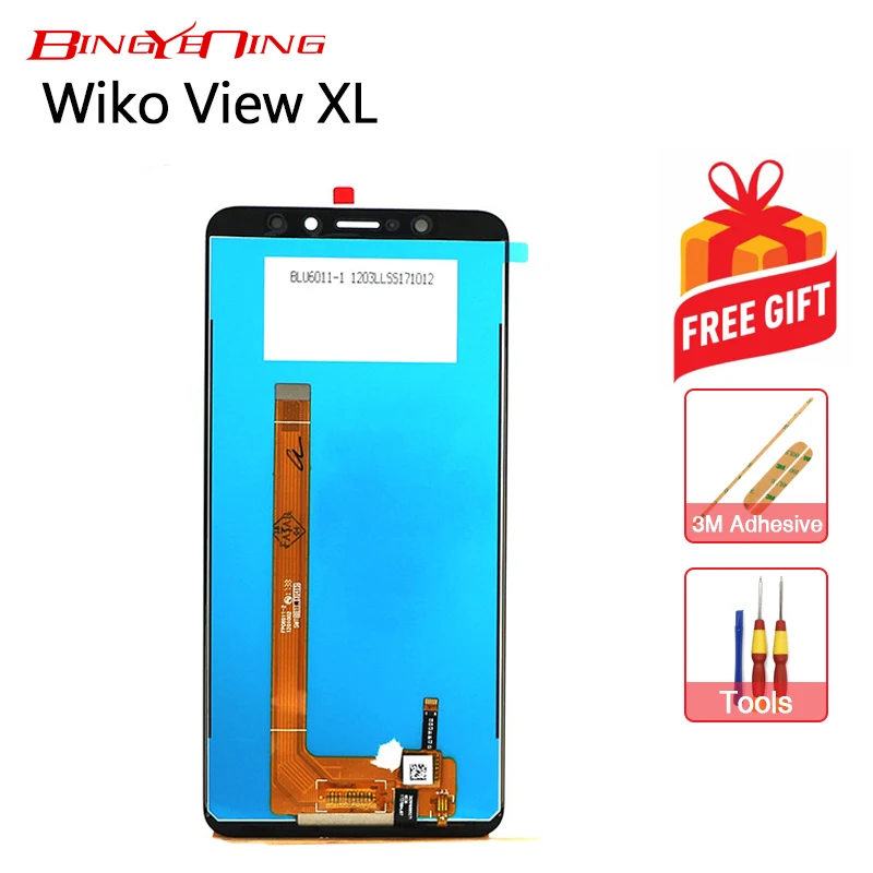 

BingYeNing New Original For Wiko View XL Touch Screen +LCD Display Assembly Replacement