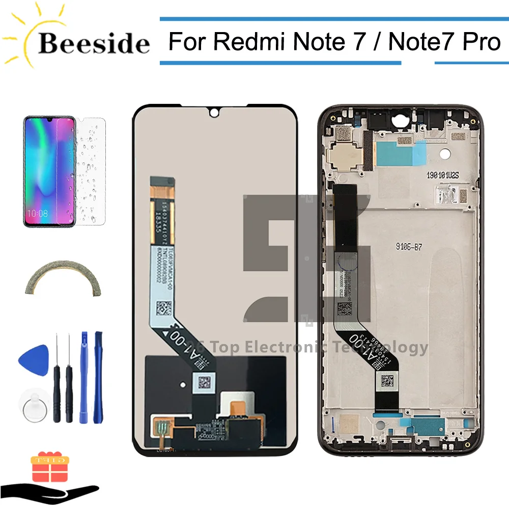 

AA+ Quality LCD with Frame For Xiaomi Redmi Note 7/ Note7 Pro LCD Display Touch Screen Digitizer Assembly Replace 10point Touch