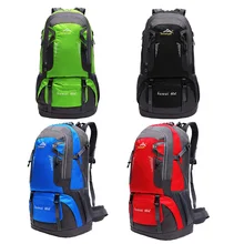 60L Waterproof Backpack Outdoor Nylon Mountaineering bag Men and Women Sports Rucksack High-capacity Anti-theft Bags