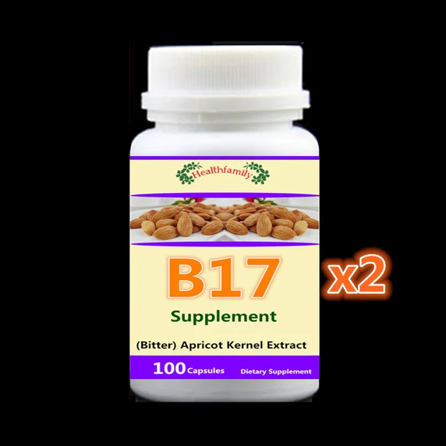 2 bottle 200pills,Vitamin B17 Supplement, (Bitter) Apricot Kernel