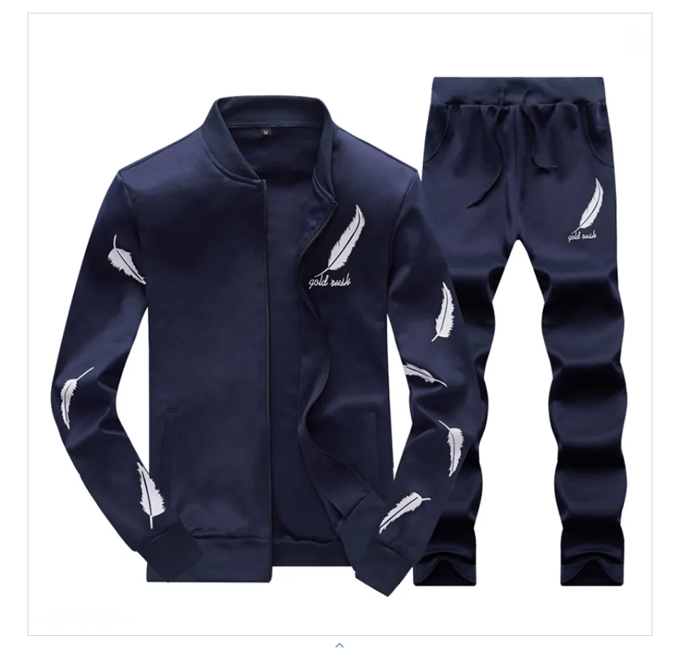 Chandal hombre комплект весна осень мужские комплекты спортивный костюм куртка+ брюки спортивный костюм для мужчин bluzy sudaderas para hombre Бодибилдинг