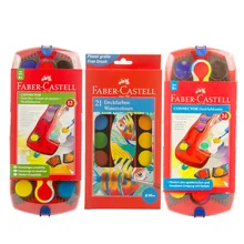 Faber Castell 24 цвета могут быть Сшиты Твердых акварельных красок для начинающих