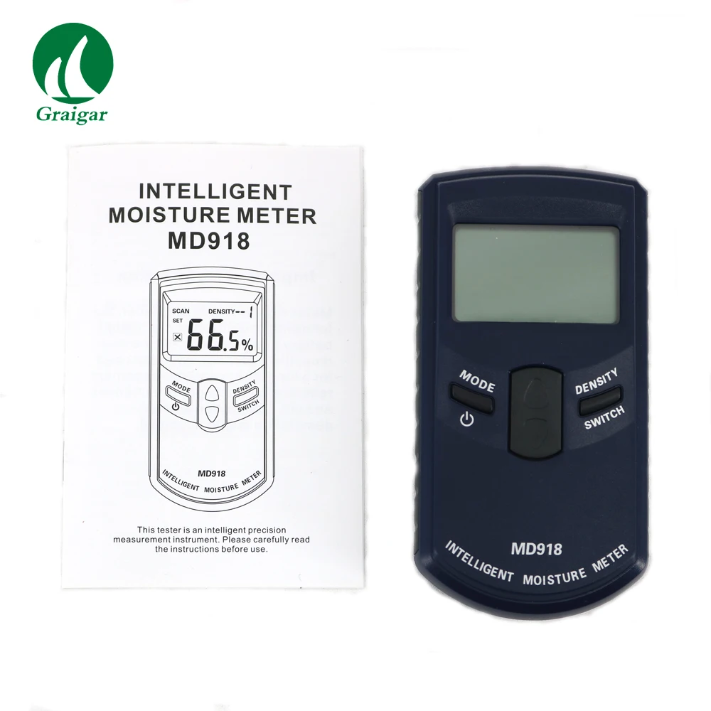 

MD918 Inductive Wood Tree Timber Digital Moisture Meter Humidity Tester
