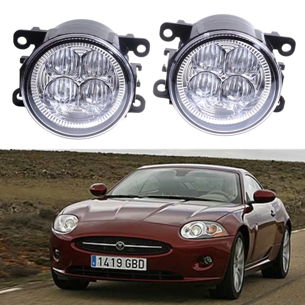 For JAGUAR XK Coupe _J43_ 2006-2015 10W High power Lens fog lights Car styling Fog Lights 1set bburago jaguar e coupe