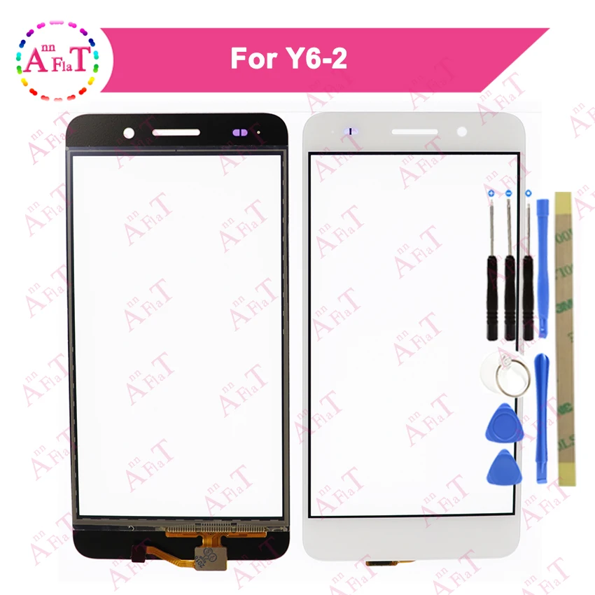 

5.5" Touch glass For Huawei Y6 II Y6II Y6-2 Touch Screen Digitizer Sensor Outer Glass Lens Panel Free Shipping