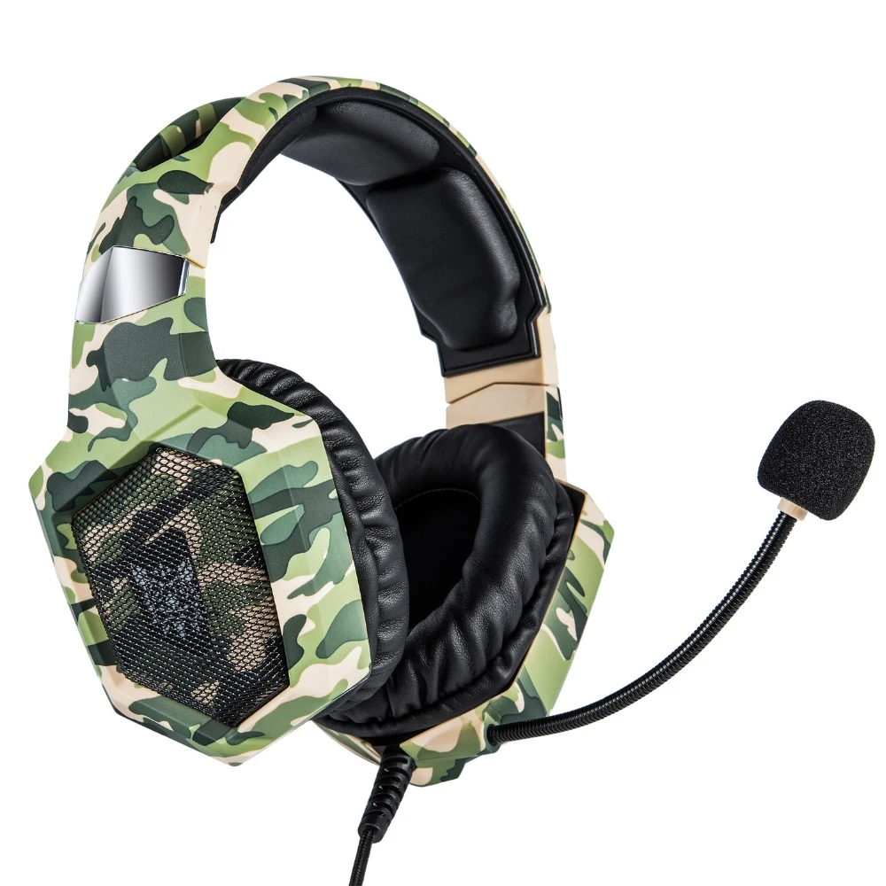 Audífonos Gamer Camuflaje Con Micrófono Audífonos Gamer Camuflaje Con Micrófono