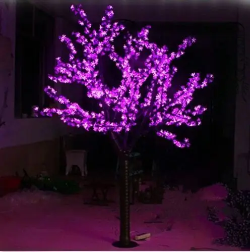 

Free ship 6.5ft /2M Height 1,040pcs LEDs Cherry Blossom Tree Christmas Light Tree Pink Outdoor