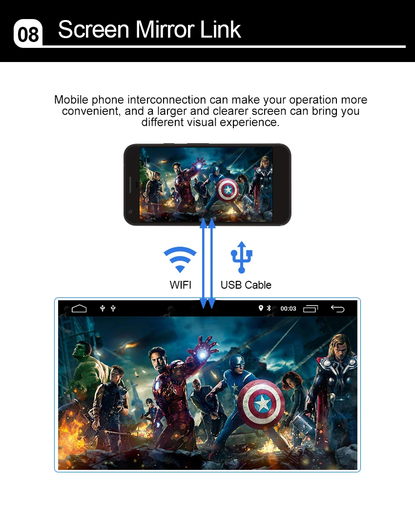 Excellent 2019 Super Slim Design 7" HD Android 8.1 In Dash Car Stereo GPS Navigation Auto Radio FM RDS Audio Video WiFi Multimedia System 9