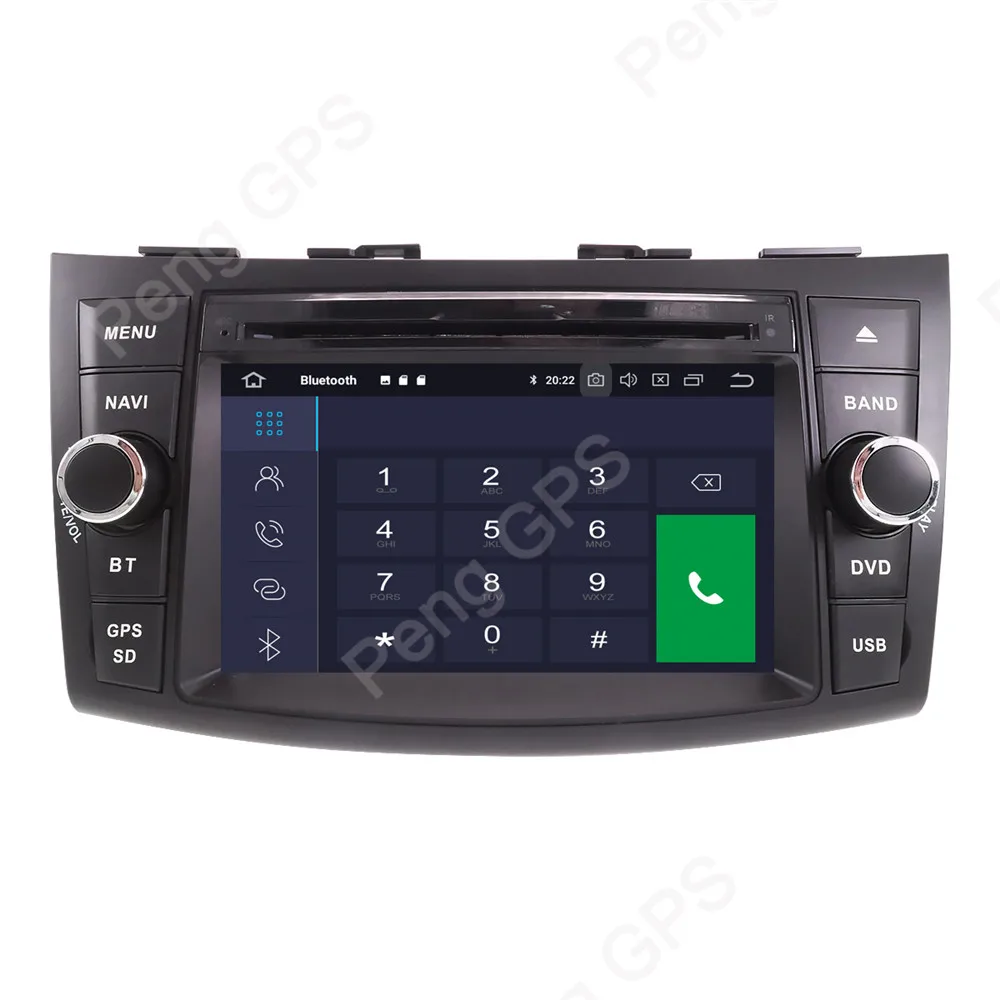 Sale Android 9.0 Car 2 Din Radio for SUZUKI SWIFT 2011-2016 GPS Navigation CD DVD Player IPS Screen 1024*600 HIFI Music Headunit 3