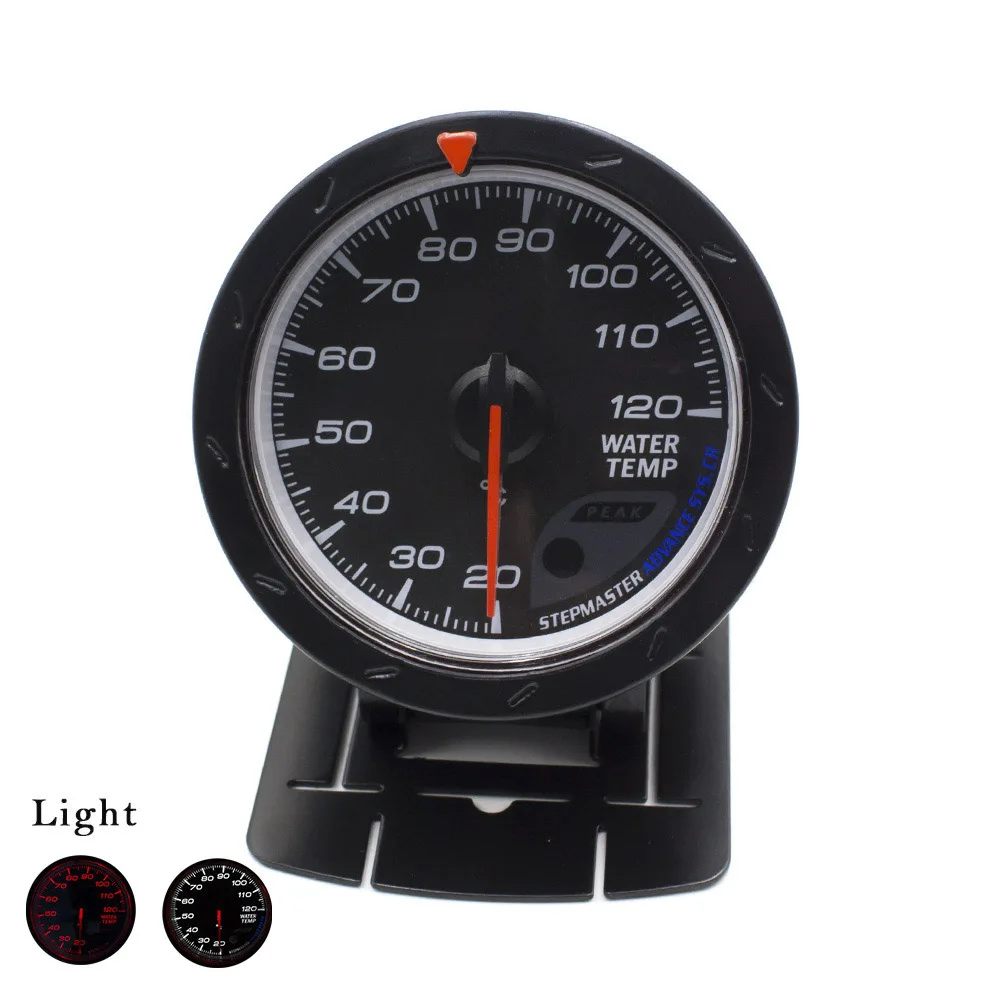 Prix pour 60mm Car L'eau Indicateur de température Avec Capteur Noir Visage 20-120 Celsius Température D'eau Indicateur Rouge/Blanc Led Prix pour 60mm Car L'eau Indicateur de température Avec Capteur Noir Visage 20-120 Celsius Température D'eau Indicateur Rouge/Blanc Led