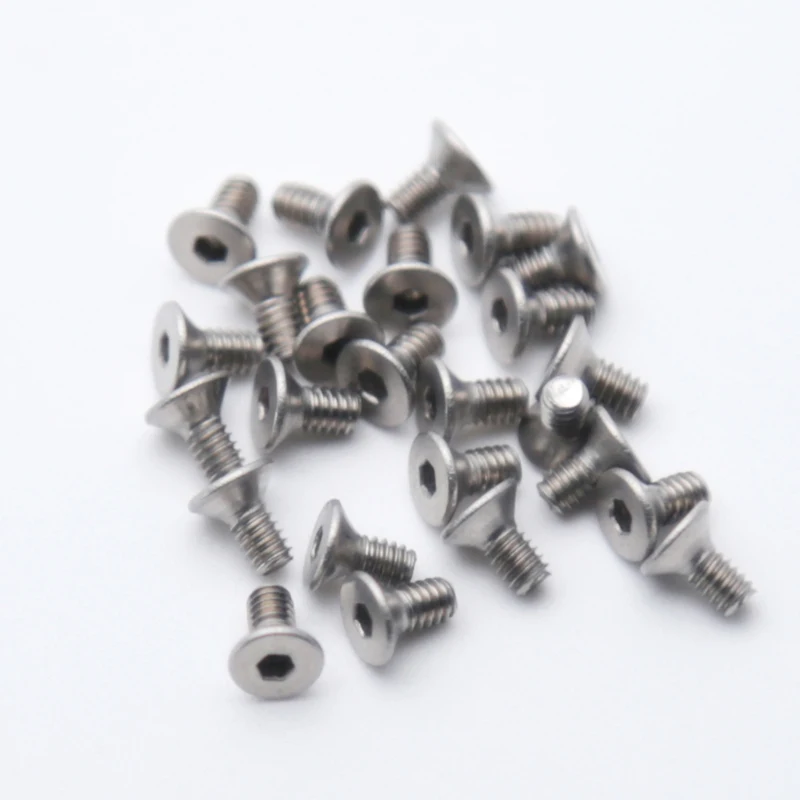 250pc/set Assortment Kit Set A2 Stainless Steel Hex Socket Screw Bolt Nut M2 Cap/Button/Flat Head Assortment Kit