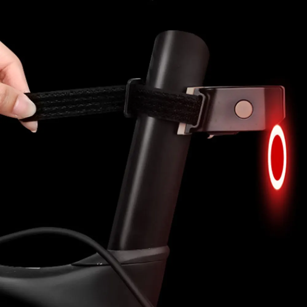 Bike Taillight Waterproof Riding Rear O-Type Led light USB Rechargeable Road Cycling Light Tail-lamp Bicycle Light Accessories