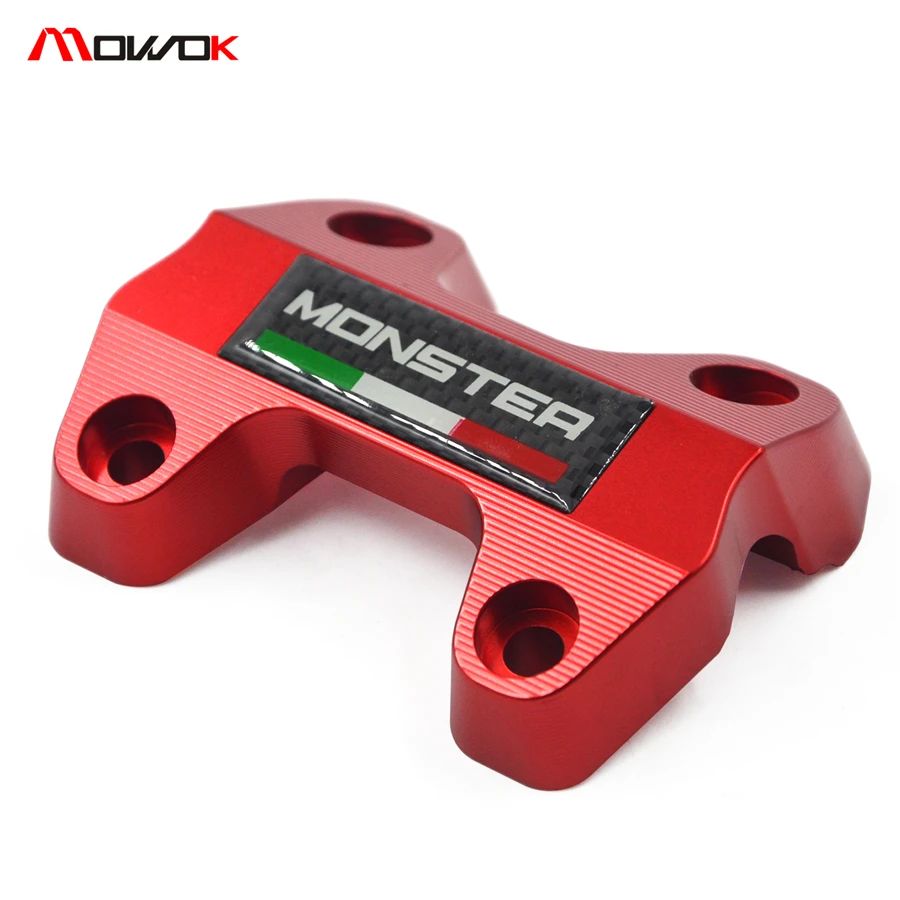 Motorcycle Accessories Cnc Aluminum Handlebar Risers Top Cover Clamp For Ducati Monster 1 13 14 15 16 Ducati Monster Cover Motorcycle Ducati Monstercnc Ducati Aliexpress