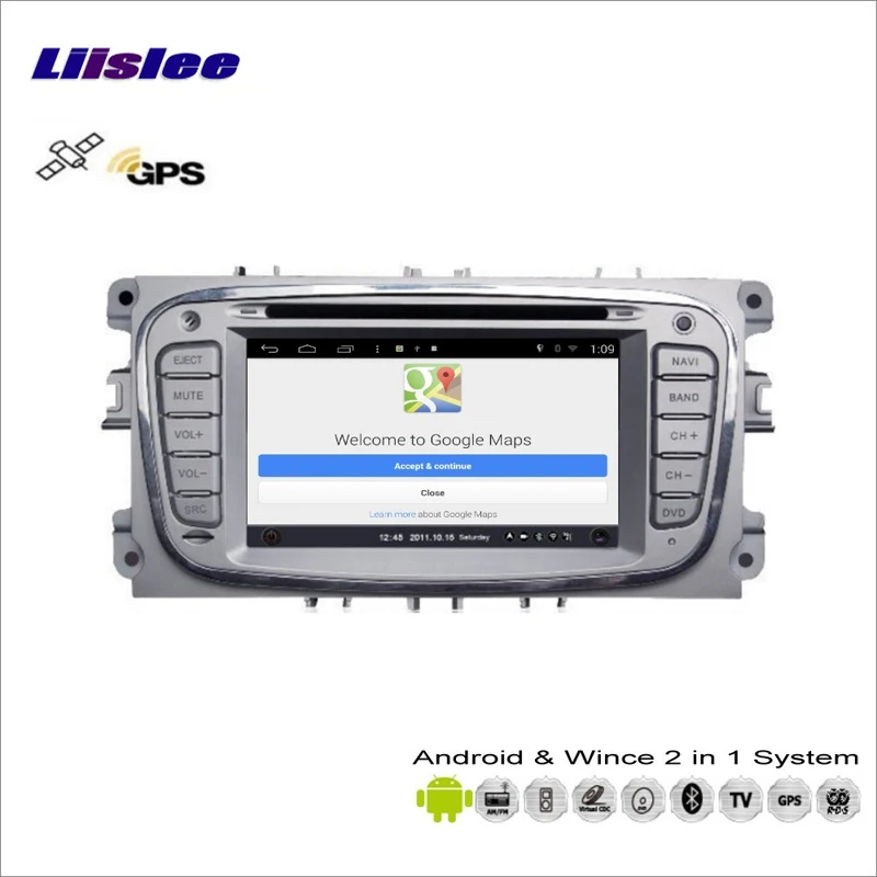 Sale Liiselee Car Android Multimedia For Ford For Focus For Mondeo Kuga Radio CD DVD Player GPS Navigation Audio Video S160 System 3