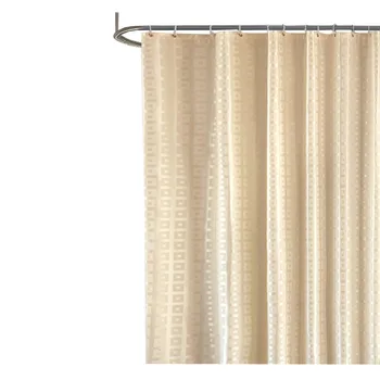 

Waterproof Shower Curtain Curtain Polyester Fabric Bath Curtain For The Bathroom Decorations Printed Beige Checker Shower Curt