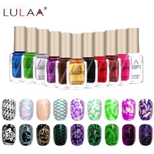 Lulaa 6 мл штамп лак для ногтей и штамп лак для ногтей 12 цветов на выбор штамповка лак для ногтей спрей Vernis A Ongle лак