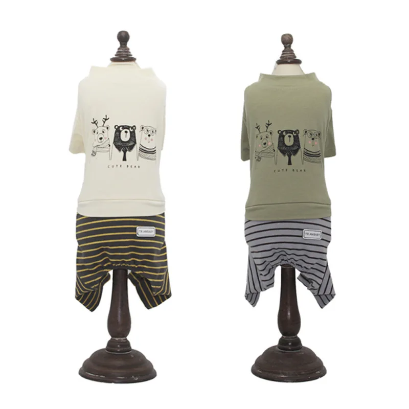 

New Spring Dog Leisure Pet Dress and Summer Small Dog Clothes Teddy Bichon Frise Pomeranian Pet Clothes