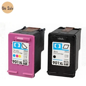 

hisaint for HP 901 For HP901 CC654AC CC655AC Black And Color Ink Cartridge For HP J4500, 4540,4550,J4580 J4640 J4680 Printer