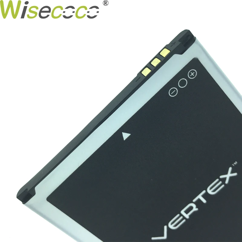 Wisecoco 2pcs в наличии Новый 2200mAh аккумулятор удачи для Vertex impress LUCK Smart мобильный