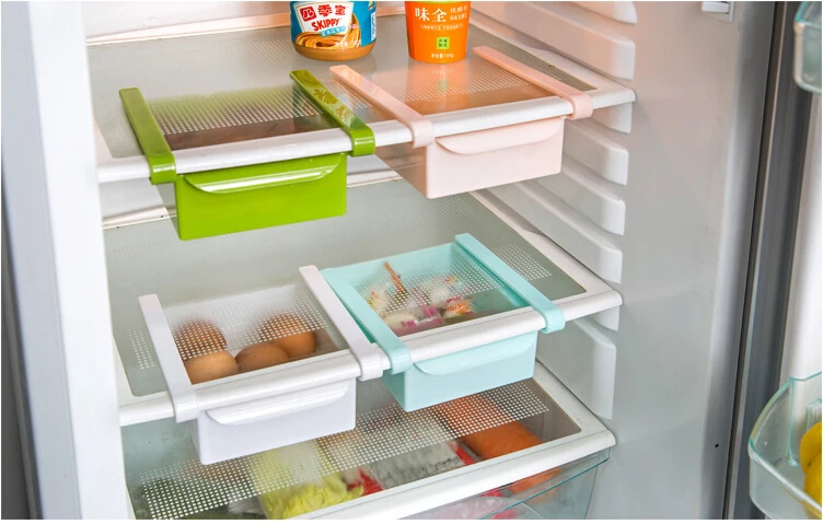 Refrigerator Organizer Rack Egg Storage Basket Snacks Refrigerator Organizer Rack Egg Storage Basket Snacks Box Kitchen Shelves In Holders Racks From Home Garden On