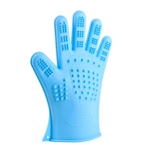 Перчатка для ухода за домашними животными для удаления волос, перчатка для удаления волос, Мягкая силиконовая щетка для кошек/собак