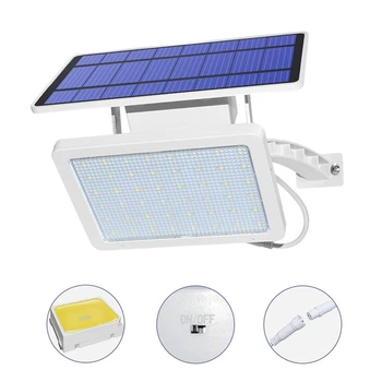

Dropship LED Solar Light Solar Panel LED Light Sensor Wall Street Lamp Adjustable Floodlight Waterproof For Outdoor Lawn Garden