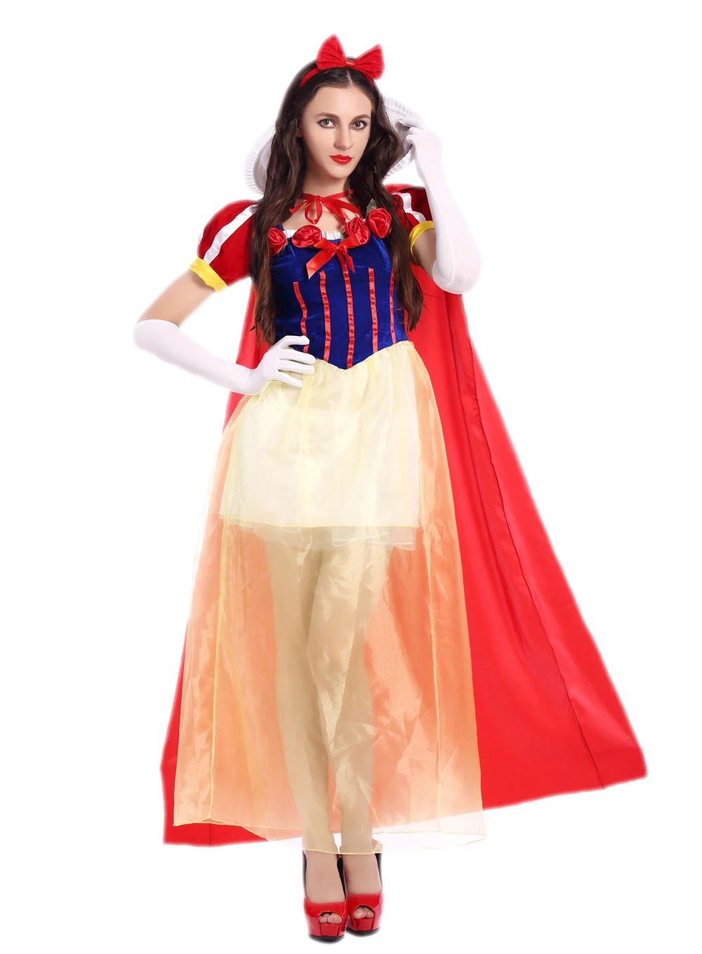 Sexy Adult White Fancy Dress Fashion Princess Costume For Women Free ...