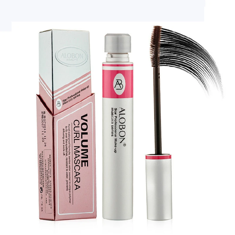 

1pcs Black ink Alobon 3d fiber lashes Mascara individual false eyelashes extension colossal volume express makeup