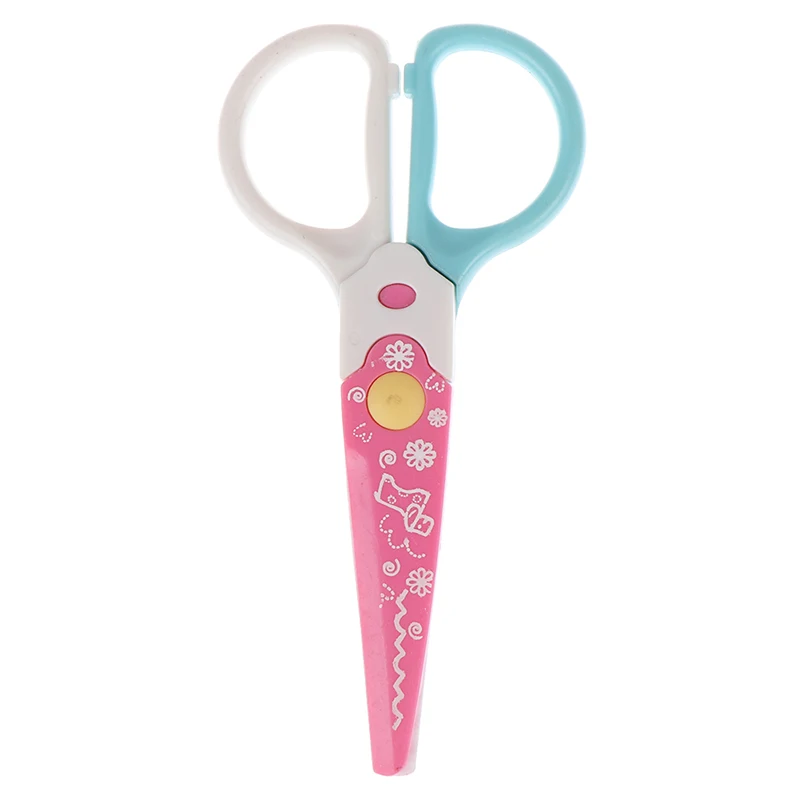Детские ручные безопасные пластиковые ножницы милые цветные Обучающие Развивающие игрушки для детского сада Детские художественные и