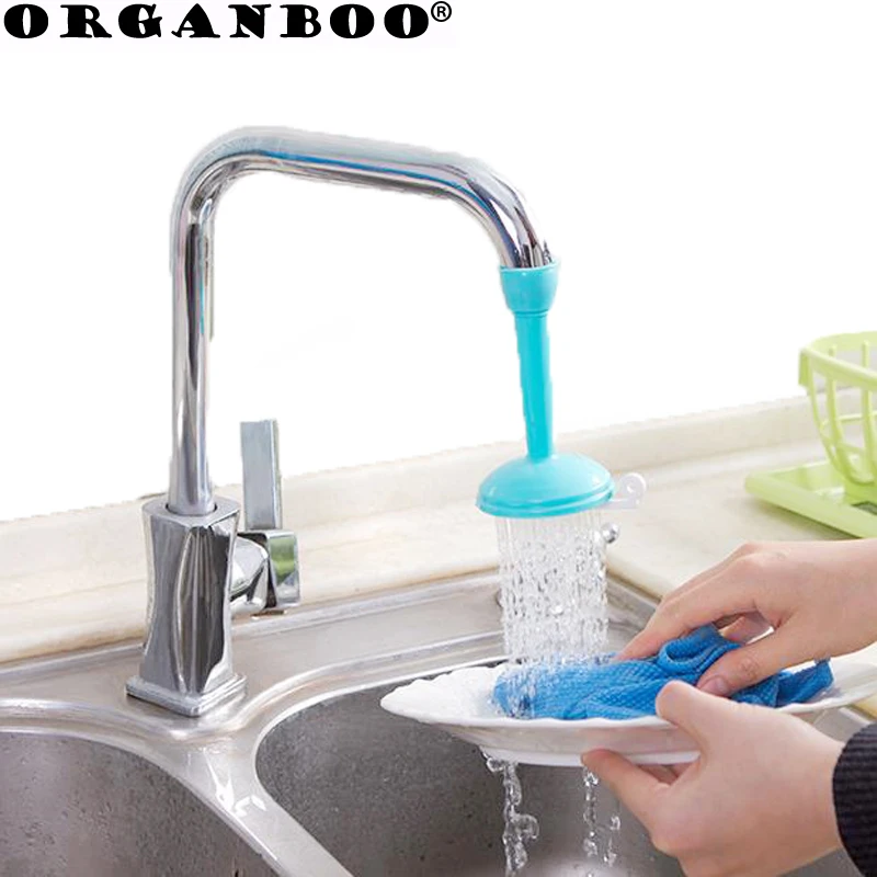 ORGANBOO 1Pc Creative Water Saving Faucet Extender Adjustable Bathroom