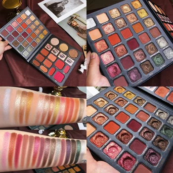 

Eyeshadow Palette Highlighter Bronzer Palette Blusher Makeup Set Shimmer Matte Glitter Eyeshadow Pallete Pigment Makeup Palette