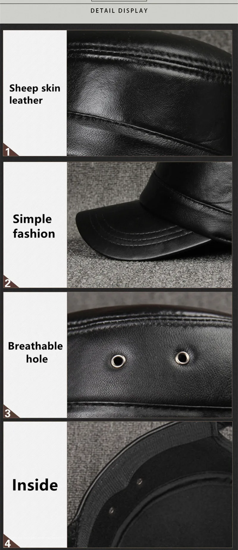 XdanqinX Регулируемый Размеры Для женщин шляпа из натуральной кожи военные Шапки Для мужчин овчины зимняя шапка мужской Bone Snapback простой папа Ca