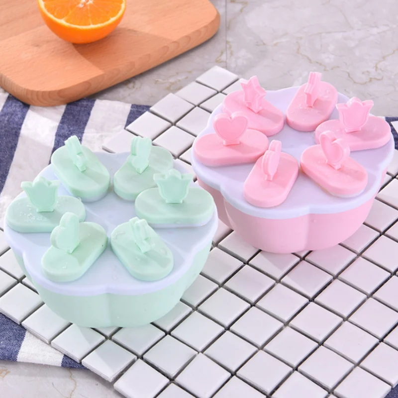 Cute Shape Ice Cream Mold Maker Kitchen Chocolate Tray Cake Candy Mould Bar Party Cool Ice Cube Wine Ice Cream Kitchen Tools