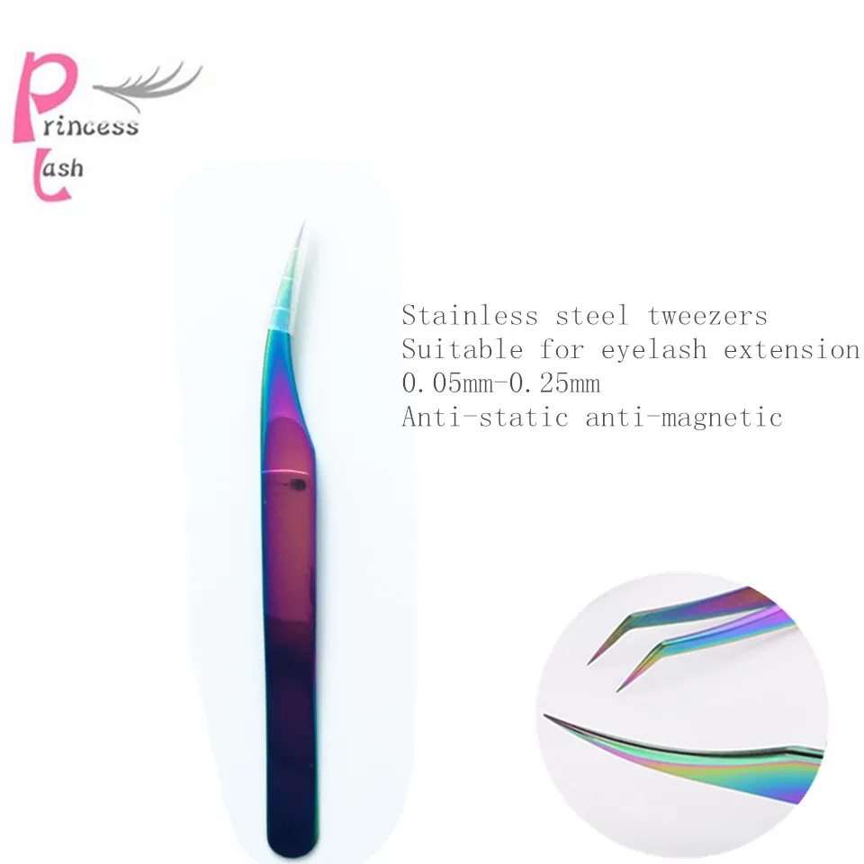 

The New Colorful Stainless dolphin Tweezer high quality for professionals Precision Tweezers eyelash extensions tools
