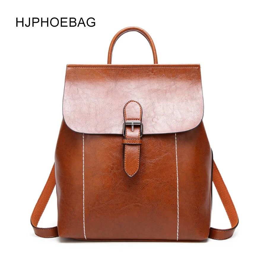 HJPHOEBAG, новинка, рюкзак, женский, из искусственной кожи, женский рюкзак, Junior Bag, Mochila Feminina, рюкзак, многофункциональный, YC040