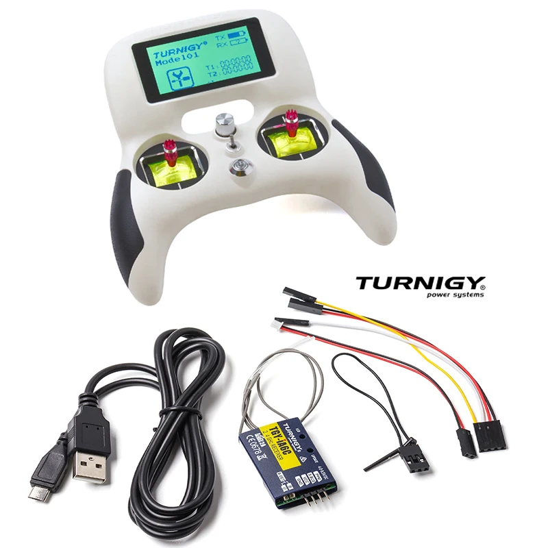

Turnigy Evolution Digital AFHDS Radio Remote Control System w/TGY-iA6C Receiver American hand (left hand throttle)