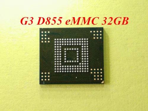 

2pcs/lot For LG G3 D855 eMMC 32GB with firmware Programmed NAND flash memory IC