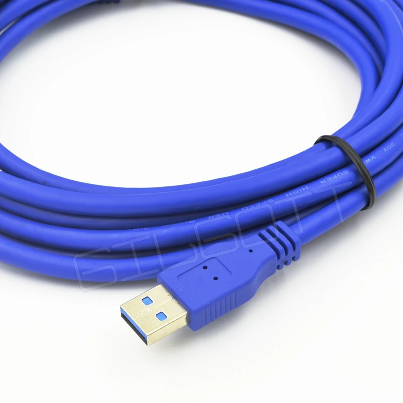 SuperSpeed USB 3,0 Тип мужчина к мужчине Удлинитель синхронизации данных кабель 5 Гбит/с Синий 1,5 м 1,8 м 3 м