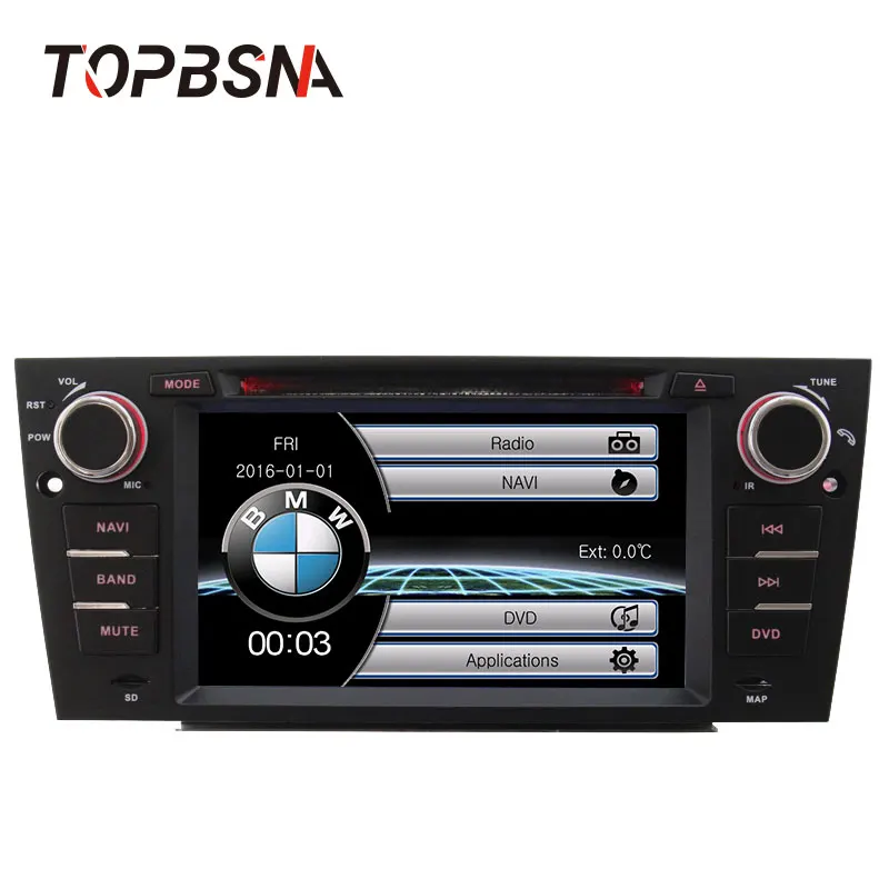 

TOPBSNA 7 inch Car DVD Player For BMW/320/328/3 Series E90/E91/E92/E93 GPS navigation 1 din Car Stereo multimedia USB Auto Radio