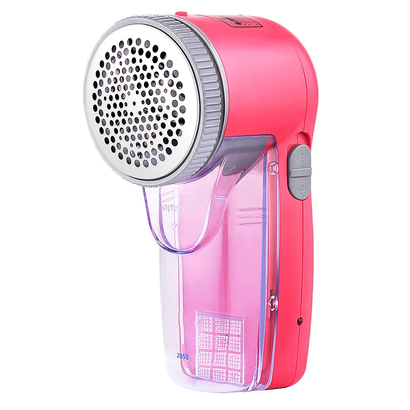 With Spare Blades Charge Type Electric Fluff Lint Remover Pink Pellet