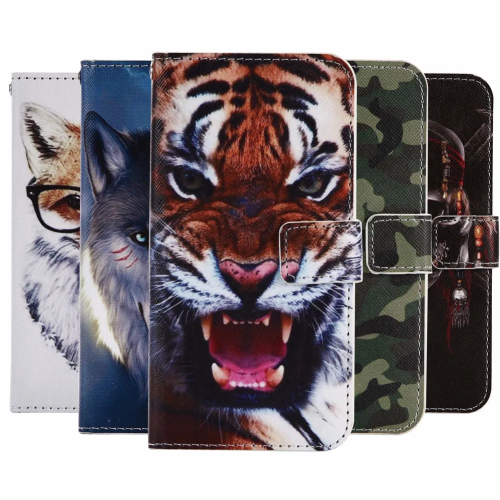 

GUCOON Cartoon Wallet Case for Highscreen Zera S Power 4.5" Fashion PU Leather Lovely Cool Cover Cellphone Bag Shield