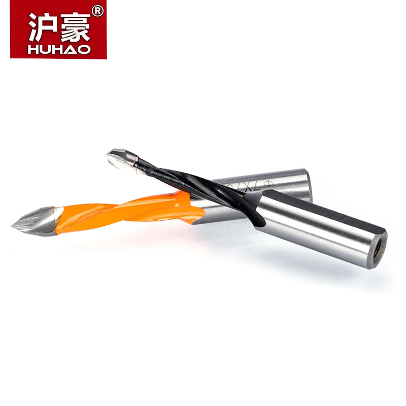 HUHAO 1pc Woodworking Drill Bits Total Length 70mm  Dia. 5-10mm  Router Bit for Making Hole of Wood Carbide Cutting head