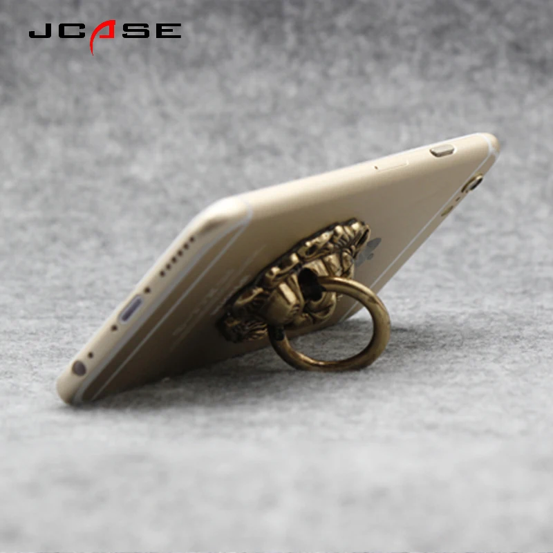 Jcase General Phone Finger Ring Holder 360 Degree Stand For IPhone X 7 6 plus Samsung Xiaomi vivo X9 Smartphone Tablet plain bag