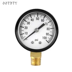 OOTDTY 0-100 PSI 1/4 "хорошо насос бассейн спа фильтр манометр для Воды Низкий свинец Боковое крепление