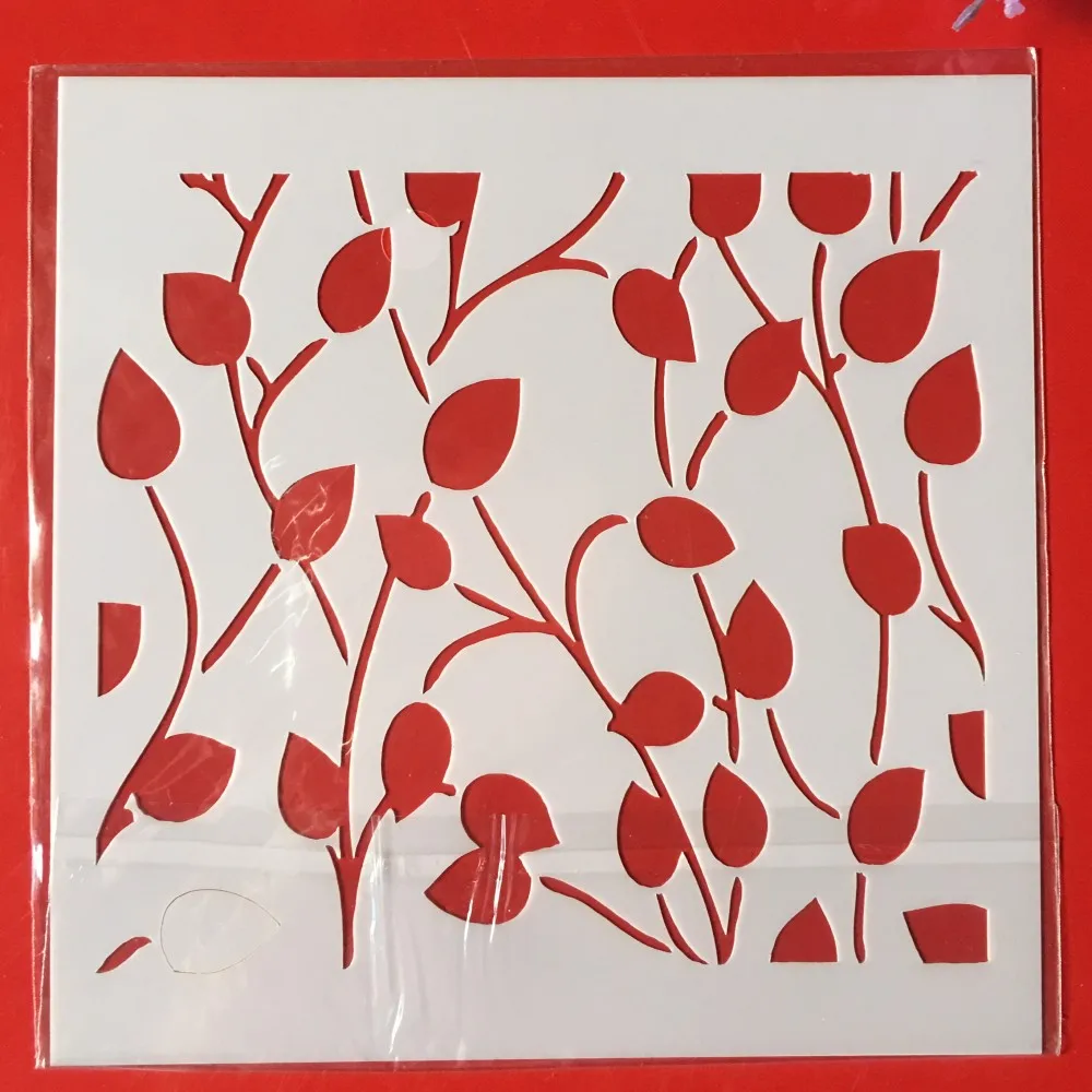 Hot 13cm 5.1&quot Bud Flower DIY Layering Stencils Wall Painting Scrapbook Coloring Embossing Album Decorative Paper Card Template |