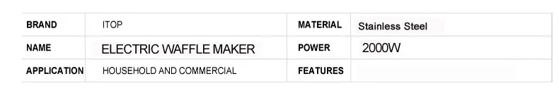 ITOP электрическая вафельница Двойные головки машина вафли антипригарная поверхность вафельница-гриль 220 V Еда машина Быстрая