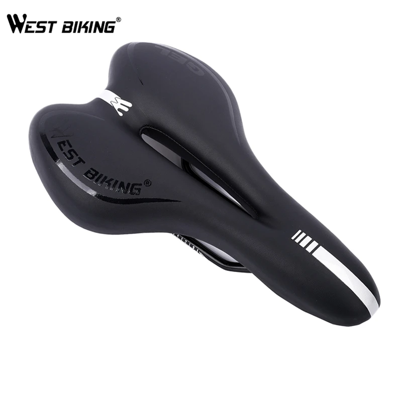 WEST BIKING Силиконовое седло для велосипеда спортивное горного дорожного с